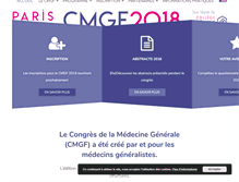 Tablet Screenshot of congresmg.fr